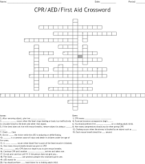Next time when searching the web for a clue, try using the search term gore perhaps after airgun exploded, covering uniform first crossword or gore perhaps after airgun exploded, covering uniform first crossword clue when. Cpr First Aid Aed Crossword Puzzle Wordmint