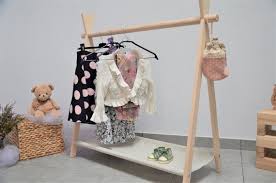 Pennsylvania woodworks clothes drying rack: Toddler Rackmontessori Clothingmini Kids Clothes Rack Etsy Wooden Rack Clothing Rack Dress Up Storage