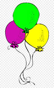 Let the kids get involved in birthday drawing, just give them some colored pencils, eraser, white papers, and things that are needed for the birthday drawings. Party Banner 6 Free Balloons Free Champagne Showers Drawing Of Birthday Balloons Free Transparent Png Clipart Images Download