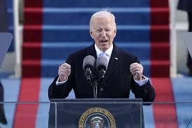 Joe Biden S Inaugural Address Written By Indian American Earns Praise For Its Powerful Message World News India Tv A speech given by a person being formally inducted into office.