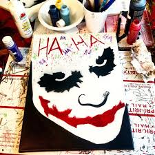 Joker Heath Ledger The Dark Knight Batman Dc Comics Painting Etsy In 2020 Joker Canvas Art Joker Painting Art Painting Acrylic