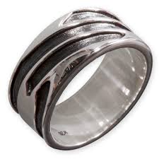 This unique combination of metals makes sterling silver. 925 Sterling Silber Ring Tribal Lines Fly Style Webshop