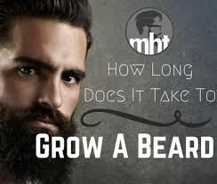 How Long Does It Take To Grow A Beard Mens Hairstyles