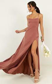Will It Be Us Dress In Dusty Rose Showpo Dusty Rose Dress Dusty Rose Bridesmaid Dresses Rose Bridesmaid Dresses