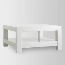 Parsons Coffee Table White West Elm 299