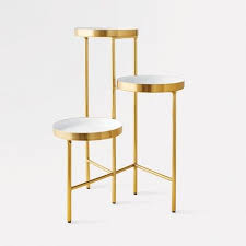 3 Tier Accent Table White Gold Project 62 Target Modern Accent Tables Spring Living Room Living Room Collections