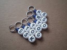 Now you can keep your stitch markers from ending up at the do you love knitting.of coarse you do! Knitter S Helper Ssk Yo Tog Ws Rs Stitch Markers For Knit Many Colors Stitch Markers Knitting Stitches Tutorial Knitting Accessories