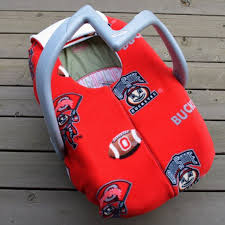 Buckeye Carseat Cover For Baby Ohio State Buckeyes Sport Fan Buckeye Baby Ohio State Buckeyes Baby Ohio State Baby