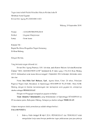 Bahwa tergugat menganggap gugatan yang diajukan oleh penggugat bersifat premature 15. Contoh Surat Gugatan Perdata