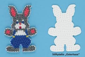 Hase vorlage osterhase vorlage pdf zum ausdrucken kribbelbunt. Hama Oster Deko Basteln Bugelperlen Bugelperlen Hama Bugelperlen