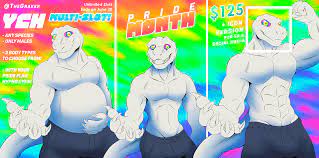 🏳️‍🌈 PRIDE MONTH HYPNO Animated YCH! (CLOSED) by GrakerrBraconc -- Fur  Affinity [dot] net