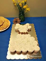White vanilla cupcakes from martha stewart's how to make bridal shower cupcakes ideas. Bridal Shower Cupcakes In The Shape Of A Wedding Dress