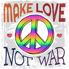 Résultat de recherche d'images pour "symbole faites l'amour pas la guerre"