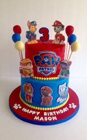 Paw Patrol Cake Buttercream W Fondant Accents Backideen Kindergeburtstag Feuerwehrmann Party