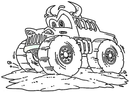 Malvorlagen Kostenlos Monster Truck Coloring And Malvorlagan