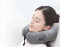 Wireless Neck Massager ,Shoulder Massager ,Travel Pillow Neck Massager  ,Rechargeable Neck Massage , Soft Travel Pillow, Health & Nutrition,  Massage Devices
