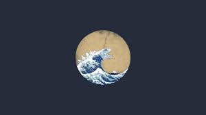 High definition and quality wallpaper and wallpapers, in high resolution, in hd and 1080p or 720p resolution gojira is free available on our web site. Waves Godzilla Digital Art Artwork Minimalism The Great Wave Off Kanagawa 1080p Wallpap Godzilla Wallpaper Aesthetic Desktop Wallpaper Computer Wallpaper