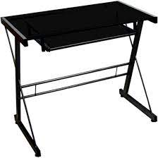 Online desks with hutches, drawers, shelves. Walker Edison Modern Glass Computer Desk Black Bb31s29b Best Buy