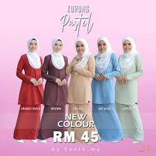 Free delivery above rm99 cash on delivery 30 days free return. New Color Kurung Pastel Is Koleksi Baju Kurung Moden ÙÛØ³Ø¨ÙˆÚ©