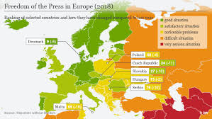 Slovakia, landlocked country of central europe. Europa Scade In Clasamentul Pe 2018 Privind Libertatea Presei Global Dw 25 04 2018