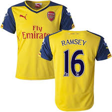 This shirt is ideal for training or leisurewear and is made from 100. Youth 16 Aaron Ramsey Arsenal Fc Jersey 14 15 England Football Club Puma Authentic Yellow Away