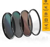 KODAK Juego de filtros de vidrio Schott de 2.441 in | Paquete de 4 filtros  UV, CPL, ND4 y calentamiento para varios efectos | Delgado impermeable ...
