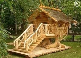 Cabane Chalet Enfant En Rondins Bois Conceptions De Maisons Dans Les Arbres Maison En Rondins Cabane