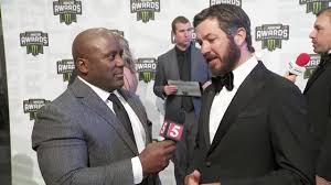 And can be streamed live here. Drivers Celebrities Walk The Nascar Awards Red Carpet