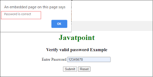 The code below shows a way to check if a url address syntax is valid (this regular expression also allows dashes in the url). Confirm Password Validation In Javascript Javatpoint