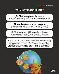 Apple's making a massive shift! By 2026, all iPhones sold in the US could  be assembled in India, sidestepping Trump's hefty tariffs on China and  reshaping Apple's global supply chain. With India