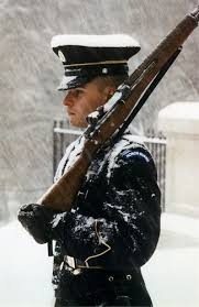 1980 Tomb Sentinel In Snow Unknown Soldier Military Photos Military Heroes