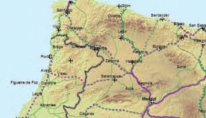Bragança a partir de mapcarta, o mapa livre. Acessibilidades Cm Braganca