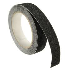 Safurance 5m X 2 5cm Black Roll Safety Anti Slip Tape Non Skid Safe Grit Tape Grip Sticker Warning Tape Anti Slip Tape Outdoor Flooring Safety
