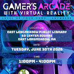 East Longmeadow Public Library - Gamer's Arcade with VR