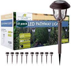 Maybe you would like to learn more about one of these? 10 Pack Solar Lights Outdoor Decorative Solar Pathway Lights Outdoor Solar Powered Garden Yard Lights For Walkway Sidewalk Driveway Brown Cool White Amazon Com