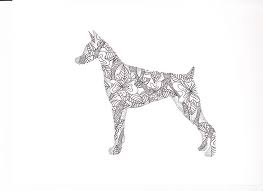 Doberman Dog Coloring Page Doberman Gorgeous Cats