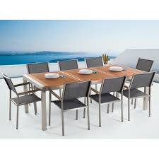 Sol 72 Outdoor Lottie 8 Seater Dining Set Garden Dining Set Patio Dining Set Outdoor Furniture Sets