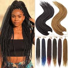 Micro braids have been a rather recent trend, but they look really good and cover your entire head. Pre Braided Micro Box Braids Long Highlights Crochet 3x Braiding Hair Extensions Ebay