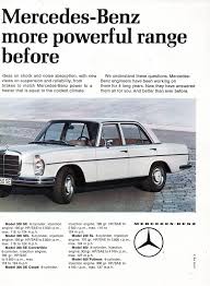 1965 Mercedes Benz Range Page 2 International Original Magazine Advertisement Mercedes Mercedes Benz Mercedes Benz Classic