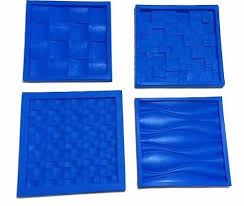 Moldes para tartas,cuadrado,redondo y forma corazón moldes de horno. Kit 4 Formas De Silicone Gesso Para Paredes 3d Formas 3d Moldes Silicone Xmoldes