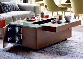 Hyde Hidden Storage Secret Mini Bar Coffee Table Multifunctional Furniture Design Multifunctional Furniture Coffee Table With Storage