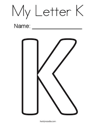 Visit alphabet letter k activities and crafts for additional resources. My Letter K Coloring Page Twisty Noodle Lettering Letter K Coloring Pages