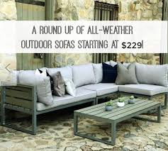Check out our guide to the best outdoor sectionals! The Best All Weather Outdoor Sofas On A Budget Pretty Real