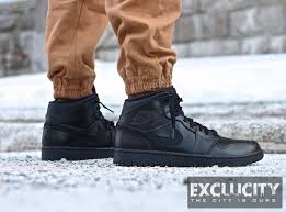 Men Black Air Force 1 On Feet 9 Nike Air Jordan 1 On Feet Pics You Can T Miss Air Jordans Jordan 1 Jordans