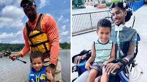 Father of two paralyzed in head-on collision passes away after fighting for  a year