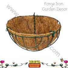 Showing results for hanging wire basket shelf. Green Wire Hanging Garden Plant Baskets With Coconut Liner Chain Buy Hanging Planter Hanging Basket Hanging Basket Planter Product On Alibaba Com