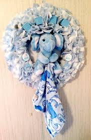 If you're also looking for a little gift, why not bring a baby shower gift basket or a planted gift for mum and cuddly teddy for the baby? Baby Shower Wreath Baby Boy Craftbits Com