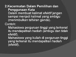 Kemarin dila datang memberi tahu. Kalimat Efektif Bahasa Indonesia Presentasi Bahasa Indonesia Abdur
