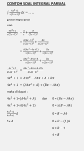 Soal Integral Parsial Cara Golden