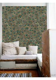 Revetement Mural Avec Des Motifs Plumes De Paons Naturelles Effets 3d Papier Peint Decoration Interieure Idees De Design D Interieur